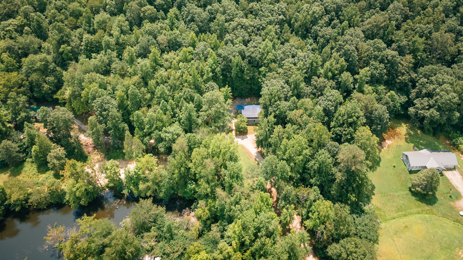 Aerial drone shot